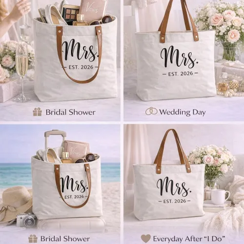 Vista 6 de Lamyba Bride Bag, Bride to be Gifts, Bridal Shower Wedding Gifts