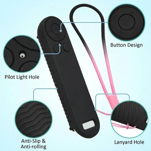 Vista 3 de Funda de silicona para control remoto del sistema de juegos Nex Playground, funda antideslizante a prueba de golpes con 4 pilares para una