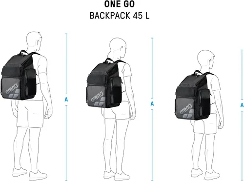 Vista 6 de ARENA One Go - Mochila de natación para atletas de gran tamaño, 45 litros Púrpura