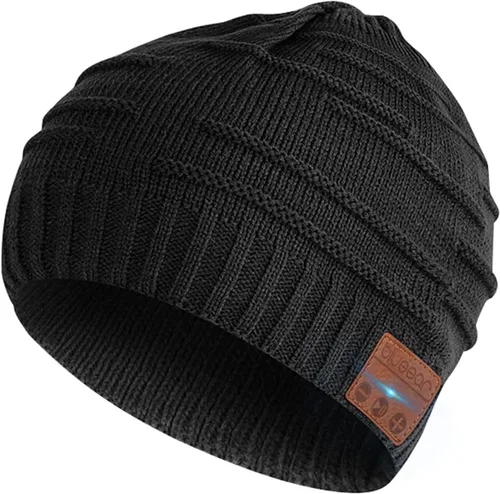 Vista 10 de Gorro Bluetooth con auriculares para deportes al aire libre, regalo Negro