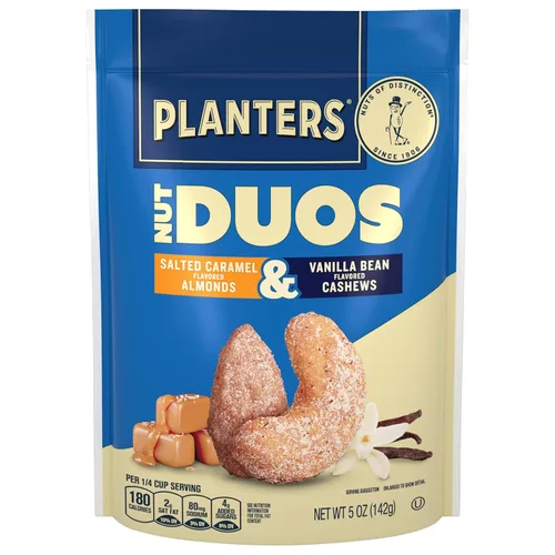 Vista 13 de PLANTERS Nut Duos, Espresso Avellanas y Cacao Anacardos, Asados, 5 Oz