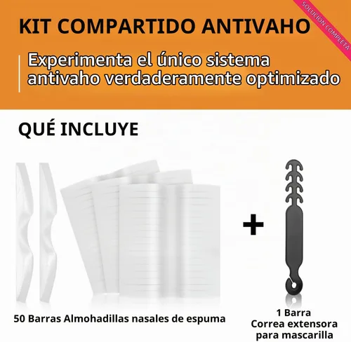 Vista 6 de Almohadillas de esponja antivaho para puente nasal, almohadillas de espuma viscoelástica para la nariz