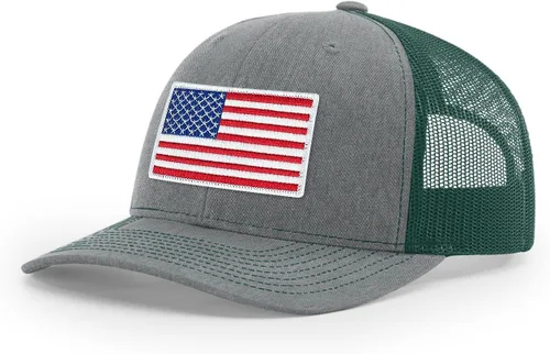 Vista 134 de Joe's USA Richardson 112 - Gorras de camionero con parche gráfico personalizado - Gorras estructuradas de cinco y seis paneles Richardson Premium
