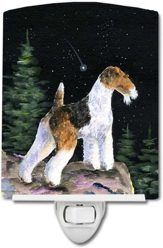 Vista 15 de Tesoros de la Caroline Noche estrellada Chihuahua Luz, 6" x 4," Multicolor Chihuahua 08