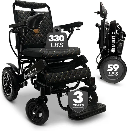 Vista 11 de Majestic IQ-8000 - Sillas de ruedas eléctricas para adultos, silla de ruedas eléctrica plegable y ligera, silla eléctrica plegable para personas
