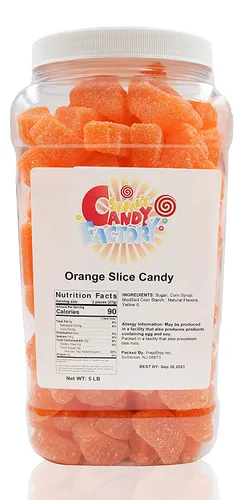 Vista 8 de Sarah's Candy Factory - Rebanadas de fruta surtidas (3 libras en frasco)