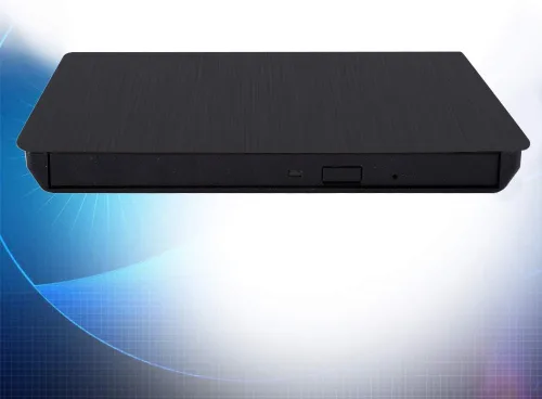 Vista 8 de Yoidesu Caja de unidad de CD externa, Caja de interruptor ODD/HDD externa, Caja de unidad externa USB 3.0, carcasa de unidad de escritor portátil