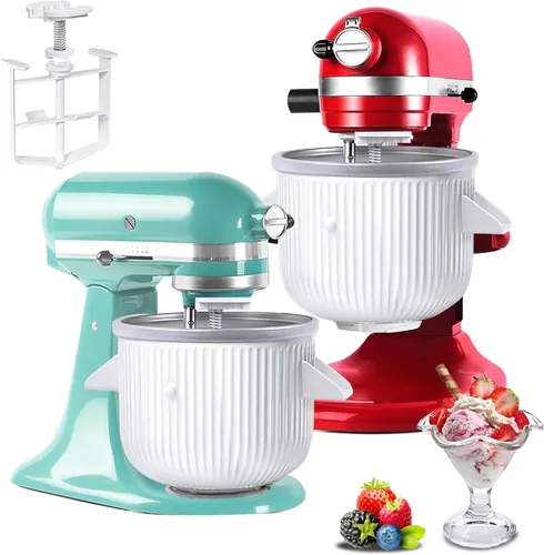 Vista 8 de Máquina para hacer helados con tazón precongelado, máquina de helados casera recargable, máquina eléctrica de helado pequeña de 20/30 minutos