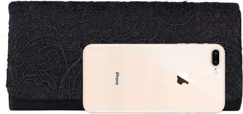 Vista 6 de Bolsos de embrague para las mujeres de encaje floral bolso de noche