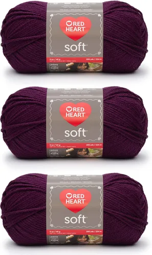Vista 12 de Red Heart Lana suave, Azul Real - E728-9851
