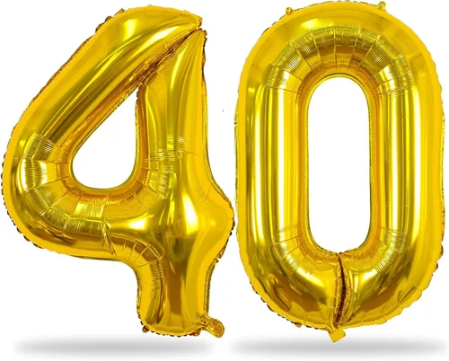 Vista 19 de Globos negros del número 10 para decoraciones de cumpleaños número 10, globos de helio de mylar de lámina de 40 pulgadas negros del número 1 & 0