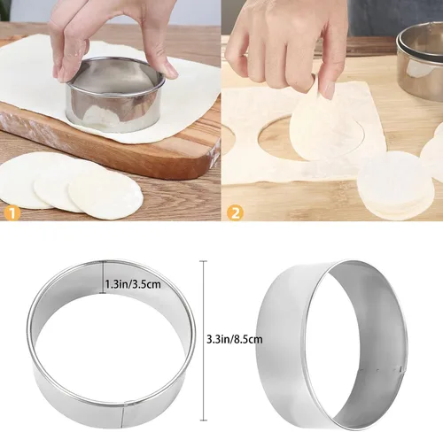 Vista 11 de Molde Automático para Hacer Dumplings de Doble Cabezal para el Hogar, Prensa para Hacer Dumplings con Almohadilla de Amasado, 2 Herramientas