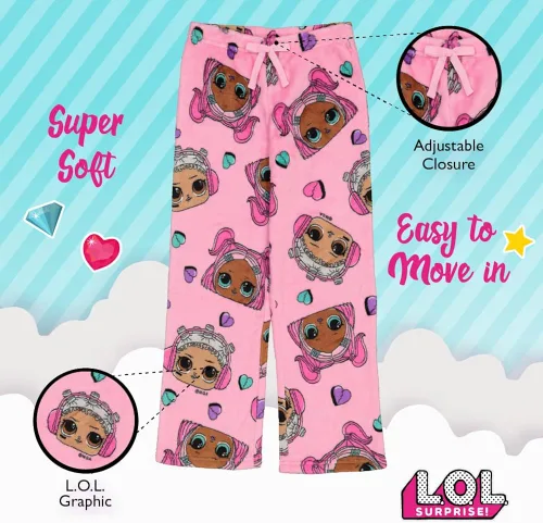 Vista 4 de L.O.L. Surprise! Pantalones de pijama grandes para niña