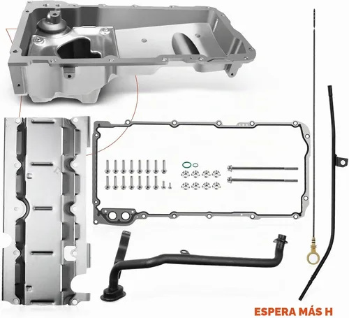 Vista 8 de A-Premium Performance Muscle - Kit completo de cárter de aceite para motor de automóvil, compatible con GM LS1 LS3 LSA LSX Chevrolet Chevy Pontiac