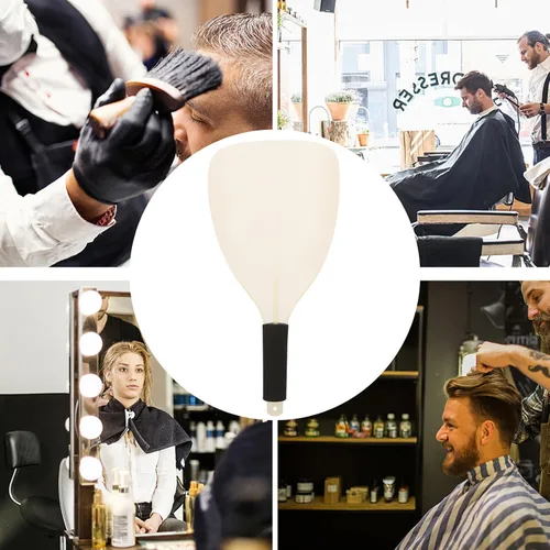 Vista 8 de Plastic Hairdressing Face Shield Cover for Salon and Barbershop