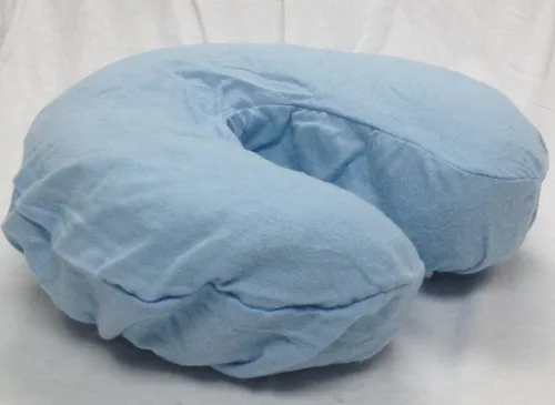 Vista 2 de Franela para masaje facial de lujo. Cómodas, para cubrir el resto de la cara. Incluye 4 unidades., Azul, 1