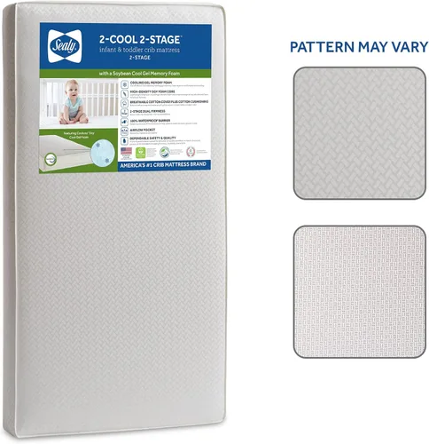 Vista 14 de Sealy Baby Colchón transpirable de 2 etapas para cuna GREENGUARD Gold