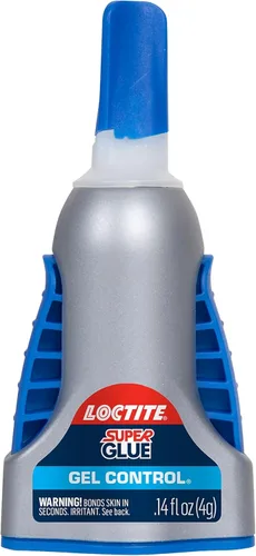 Vista 2 de Loctite Super Glue Gel Control, Transparente, Botella de 0.14 fl oz, Paquete de 6 - Superpegamento para Plástico, Madera, Metal, Manualidades