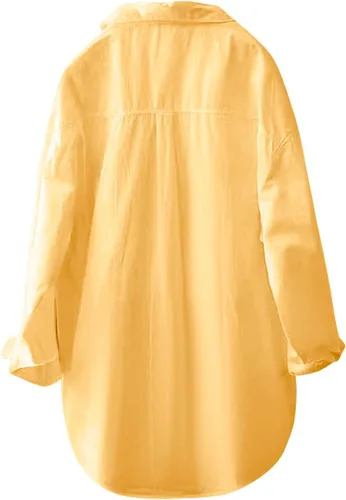 Vista 63 de Long Sleeve Shirts for Women Spring Summer Dressy Casual Button Down Plus Size Tops Office Work Blouses