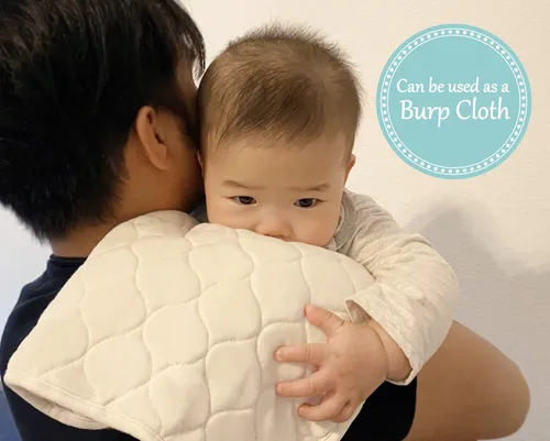 Vista 4 de Colchón de cuna portable con diseño impermeable y natural, de American Baby Company, Natural