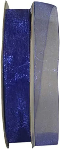Vista 128 de Reliant Ribbon 25621-053-09C Cinta transparente de gasa, 1-1/2 pulgadas x 100 yardas, azul