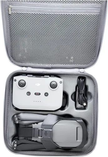 Vista 4 de Opus DJI Mavic 3 - Funda protectora rígida con correa para el hombro, compatible con DJI Mavic 3 Drone Kit y control remoto RC N1