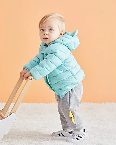 Vista 5 de Abrigos de invierno de estilo inflado con capucha para bebé