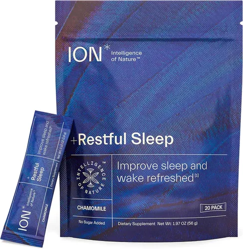 Vista 9 de ION* Intelligence of Nature Ashwagandha - Mezcla de bebida en polvo Ashwagandha Calm Sleep Aid para una noche reparadora con magnesio y L teanina