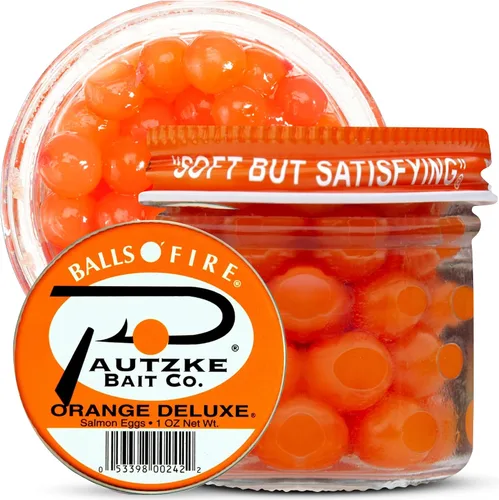 Vista 15 de Pautzke Balls O' Fire - Cebo para huevos de salmón 3-Etiqueta verde