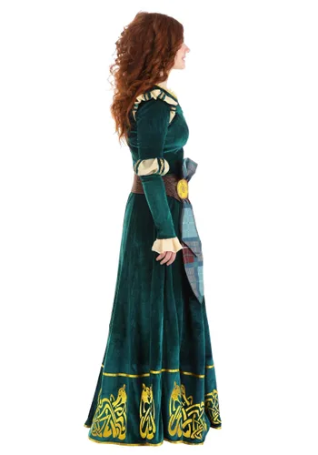 Vista 6 de Vestido Premium de Disfraz de Merida de Disney para Mujer Multicolor