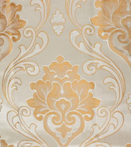 Vista 5 de Panel de cortina jacquard de lujo con cenefa de cascada adjunta, 54 x 84 pulgadas Angelina Beige