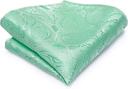 Vista 27 de Dubulle Corbata tejida de cachemira para hombre y gemelos de pañuelo para hombre, conjunto de gemelos para boda formal y negocios