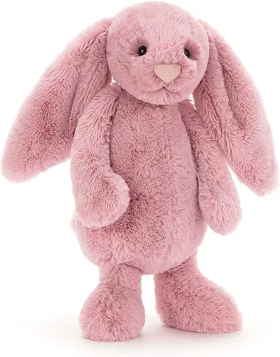 Vista 5 de Conejo rosa tímido tulipán de Jellycat Bashful, Rosado