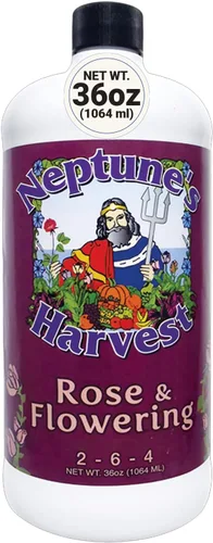 Vista 8 de Neptune's Harvest Fertilizante de rosas y flores (2-6-4) - Cubo de 5 galones - Alimento líquido orgánico para flores vibrantes y crecimiento