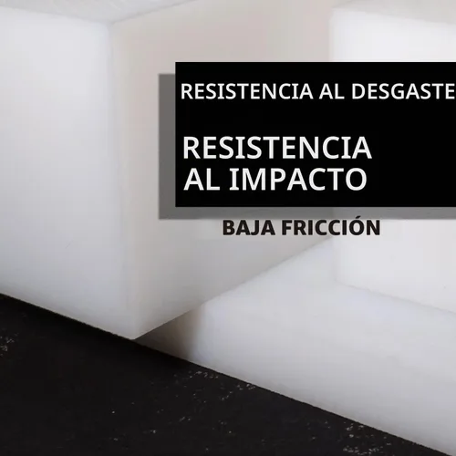 Vista 3 de UHMW - Bloque de golpeo de polietileno de peso molecular ultra alto rectangular, bloques de plástico sólido para mecanizado, mejoras del hogar Blanco