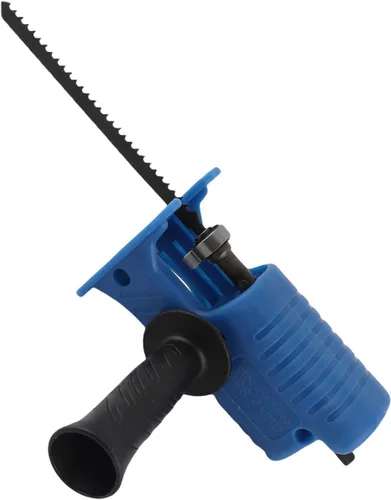 Vista 7 de Adaptador de sierra recíproca para taladro eléctrico, kit de conversión de taladro portátil a sierra recíproca, mango ergonómico, juego de adaptador