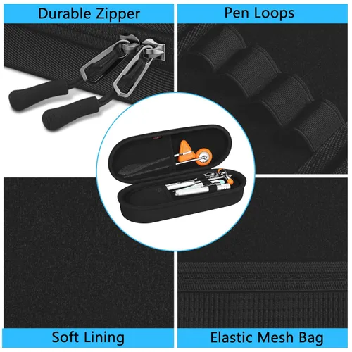 Vista 3 de Estuche para estetoscopio para 3M Littmann Classic III, Lightweight II S.E, Cardiology IV Diagnostic, estetoscopios MDF Acoustica - Bolsa