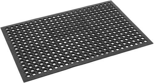 Vista 11 de ROVSUN Tapete de goma con agujeros, 24 x 36 pulgadas, antifatiga/antideslizante, para cocina industrial, restaurante, bar, baño, cojín