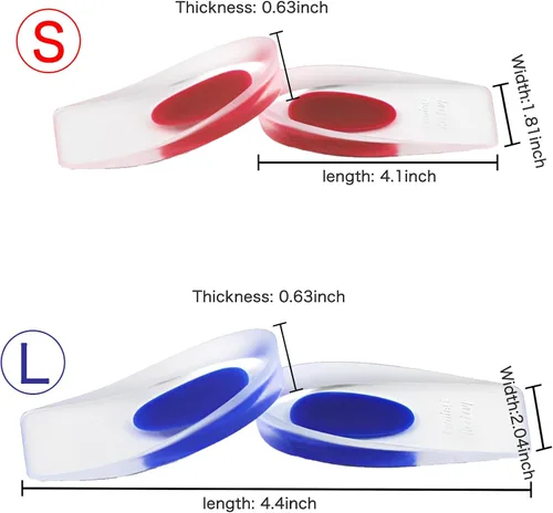 Vista 7 de Kairry Talonera de gel para fascitis plantar, almohadillas de silicona para fascitis plantar, dolor de talón, dolor de espolón óseo y tratamiento