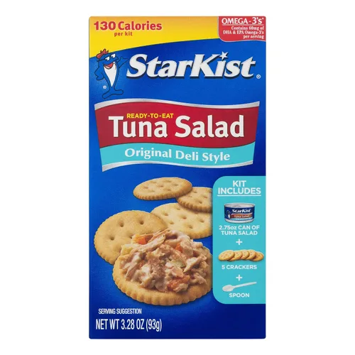 Vista 6 de StarKist Paquete de ensalada de atún (12 unidades) - Almuerzo para llevar y listo para comer estilo delicatessen original