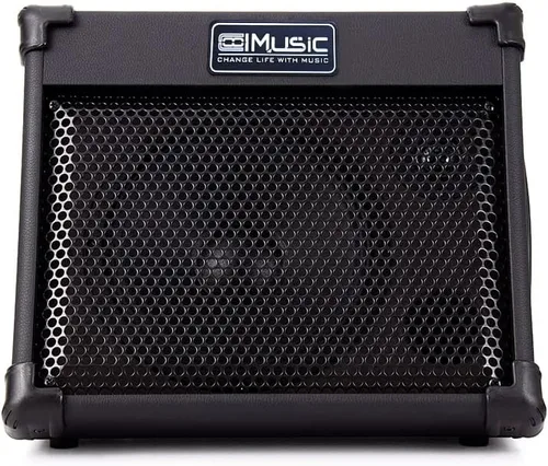 Vista 2 de Coolmusic Amplificador portátil para guitarra acústica, para artistas en movimiento, Bluetooth incorporado (40W a batería)