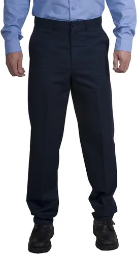 Vista 9 de Red Kap Pantalón de trabajo de mezcla de sarga, con ajuste tradicional, que no se arruga Negro