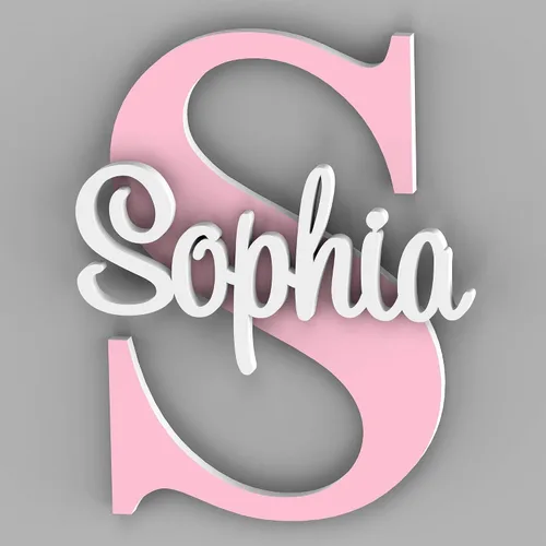 Vista 6 de Letrero de nombre para guardería, regalo personalizado para bebé, decoración de nombre de guardería, letras de pared, niños y niñas, encima