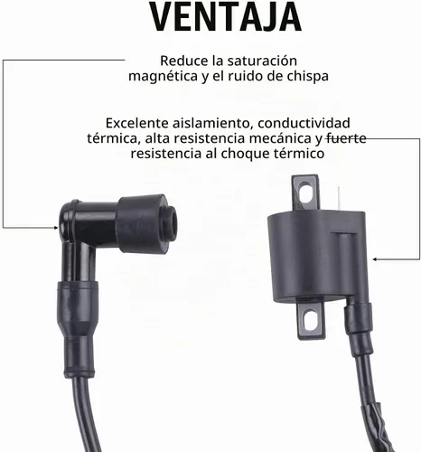 Vista 4 de Bobina de encendido Stylemafia compatible con Yamaha PW 50 PW50 1981-2009 PW 80 PW80 1981-2009