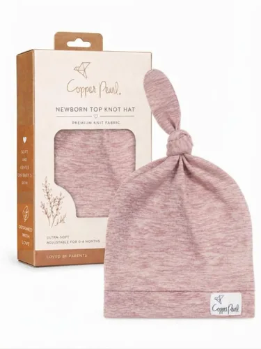 Vista 93 de Gorro de bebé con nudo superior elástico suave "Fern" por Copper Pearl