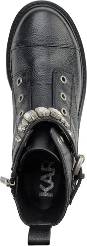 Vista 4 de KARL LAGERFELD Women's Maeva Lug-Sole Combat Boots