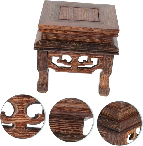 Vista 7 de Happyyami Macetas base para exteriores, macetas para plantas de interior, soporte de flores en maceta de interior, soporte para plantas