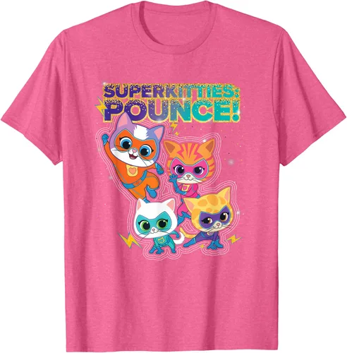 Vista 34 de Disney Junior SuperKitties Pounce! Camiseta de equipo completo, talla S