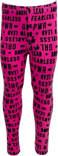 Vista 4 de Barbie Conjunto de camiseta y leggings con estampado de volantes, conjunto clásico a juego para niñas