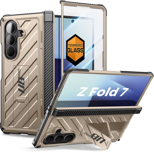 Vista 9 de SUPCASE Unicorn Beetle Pro Series - Funda para Samsung Galaxy Z Fold 3 5G (2021), carcasa resistente de doble capa de cuerpo completo con protector